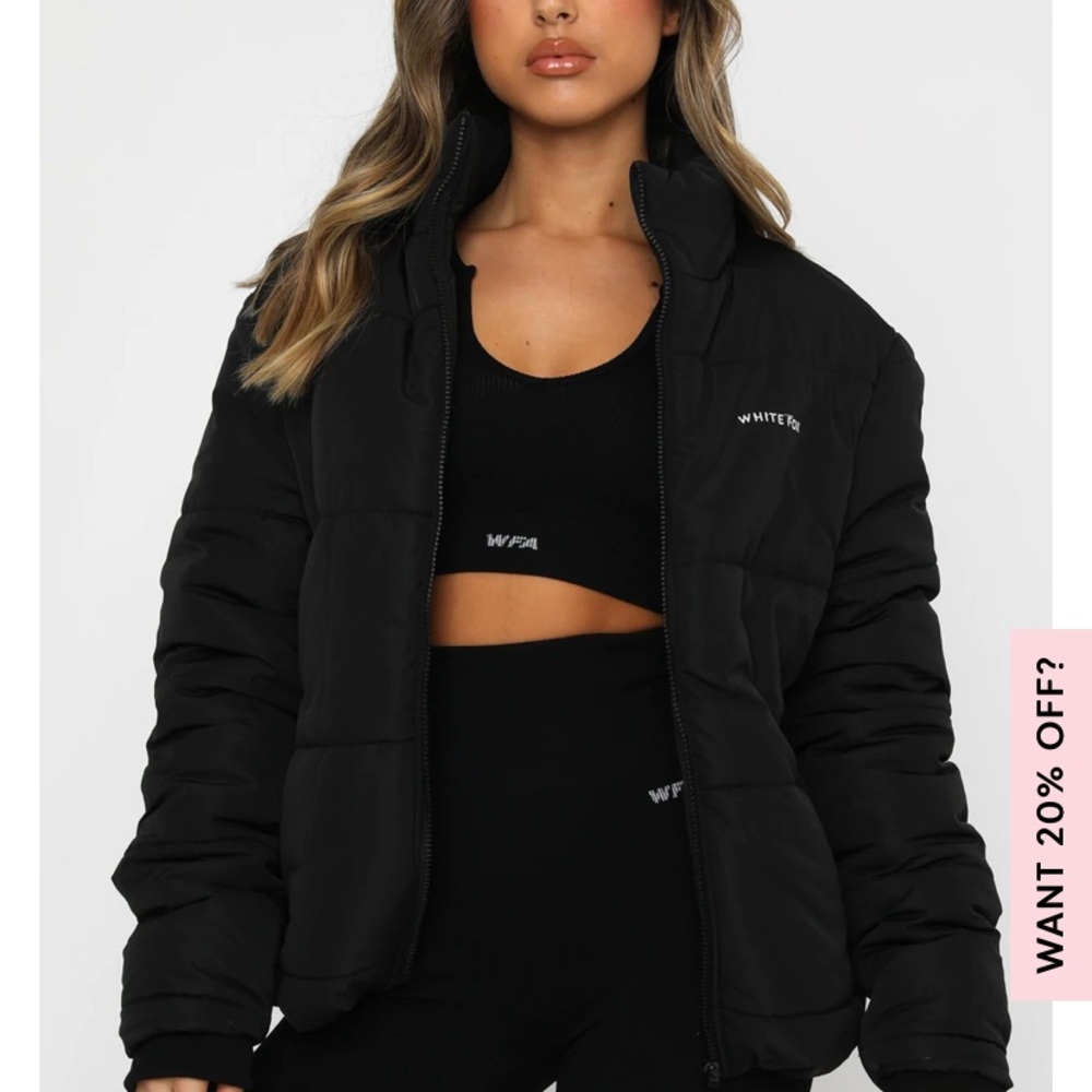 Black Puffer Jacket M/L